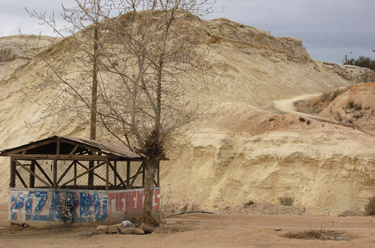Andacollo, residuos mineros.