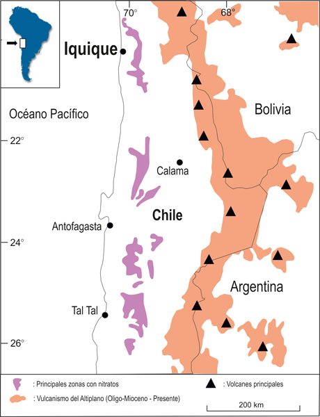 Los nitratos de Chile (un caso único a nivel mundial) fueron una impresionante fuente de riqueza.
