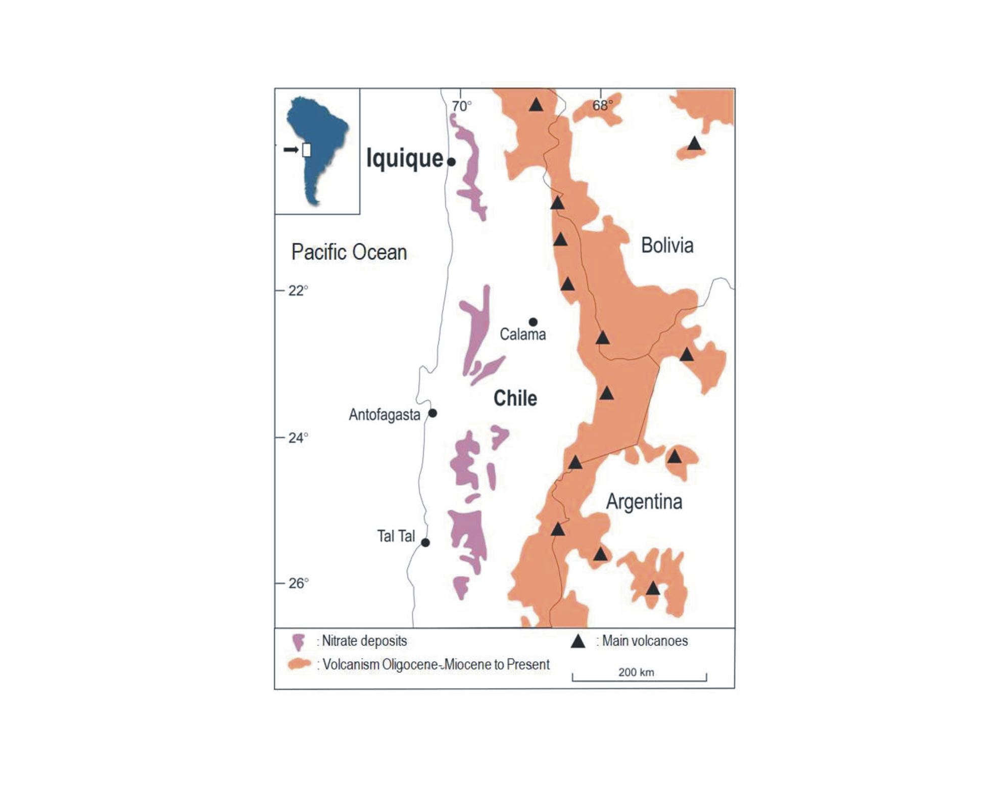 Chile's nitrates (a unique case worldwide) were an impressive source of wealth.