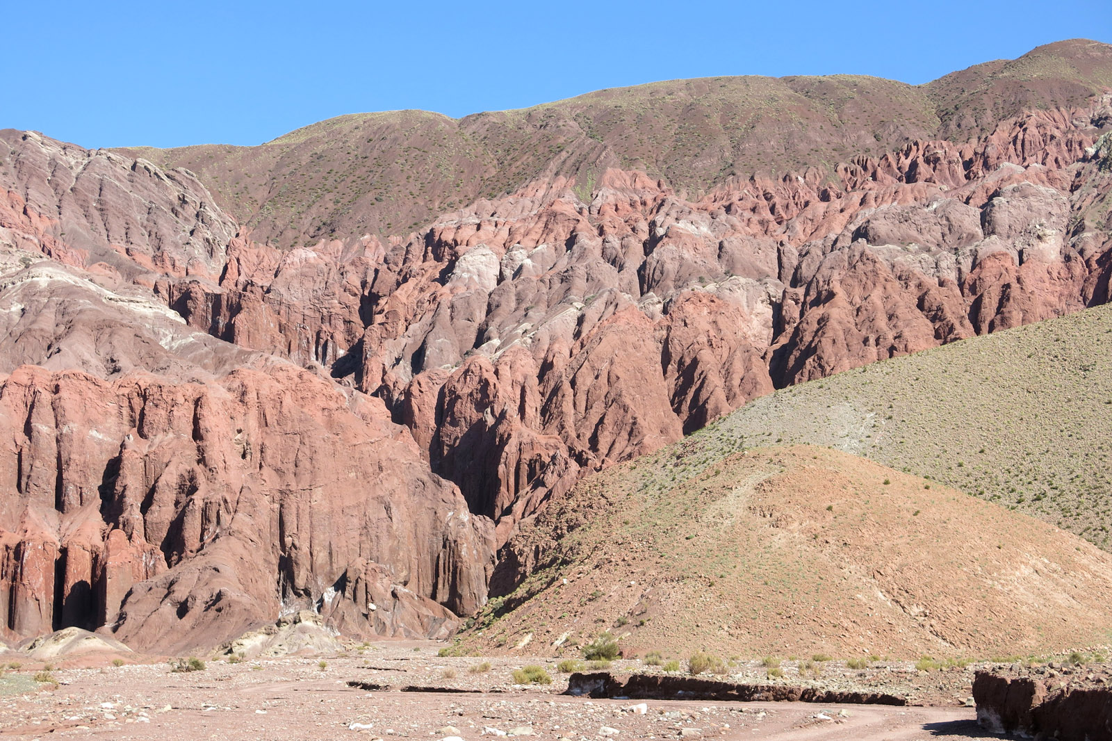 Valle del Arcoíris, control estructural de los procesos erosivos en la Formación Tonel.