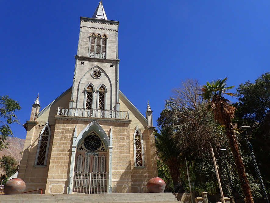 Iglesia de Pisco Elqui.