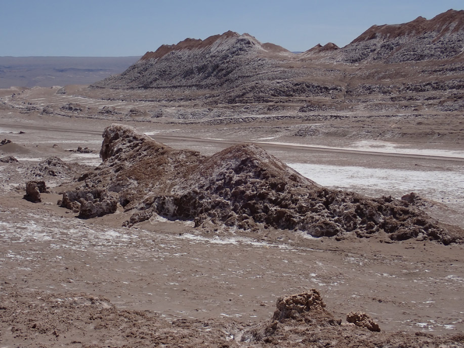 Valle de la Luna, facies salinas y clásticas, Formación San Pedro.